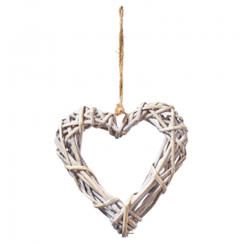 Herz aus Rattan (20 cm)